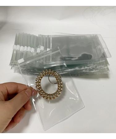 100 Self Seal PVC Zipper Lock Bags - Jewelry Anti-Oxidation Clarity Tarnish Prevention - Small Resealable Storage Bags for Earrings and Rings (9x13cm/3.5x5inch) - Buy Online on GoSupps.com
