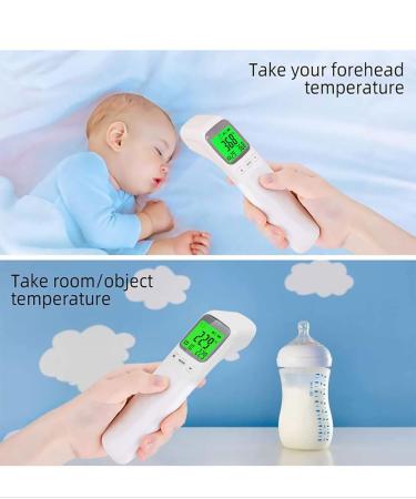 Infrared Digital Thermometer for Adults and Babies - Non-Contact, Fever Alarm, Accurate Reading, LCD Screen - Memory Function - Buy Online on GoSupps.com