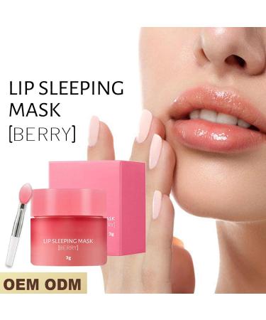 Hydrating Lip Masks Overnight | Long-Lasting Lip Moisturizer & Care Set with Brush | Best Lip Balm for Dry Lips - Buy Online on GoSupps.com