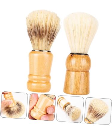 Magiclulu Wooden Handle Razor Brush - Premium Shaving Brush for Men | Perfect Father's Day Gift - Buy Online on GoSupps.com
