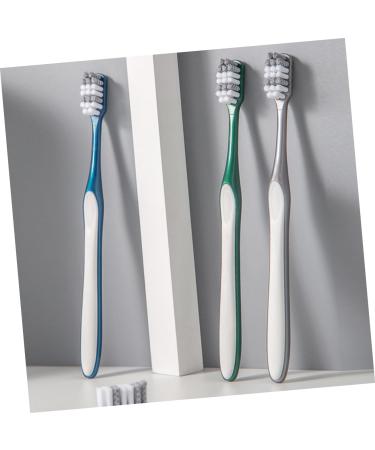 Buy Oatipho 8ST Travel Toothbrush - Reduce Tooth Spots | Reusable Large Head & Small Hard Plastic Toothbrushes for Home & Travel - Buy Online on GoSupps.com