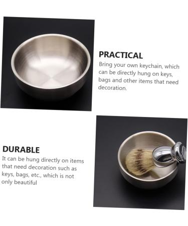 Doitool 2-in-1 Key Bowl & Grooming Tool Set for Men - Rustproof Steel Shaving Brush & Loaf Razor for Perfect Grooming Essentials - Buy Online on GoSupps.com