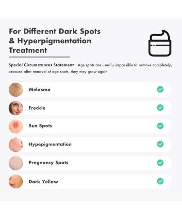 ASHUDAN Dark Spot Remover Cream for Face | Sun Spot, Melasma, Age Spot Correction | Hyperpigmentation Treatment for Women and Men - 1.7 Fl Oz - Buy Online on GoSupps.com