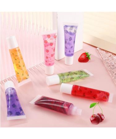 Holzsammlung Moisturizing Lip Oil No-Sticky Lip Gloss Lip Balm Lip Care Fruit Flavoured Lip Oil For Dry Lip's Moisturizing Hydrating And Nourishing(Peach+Pineapple+Avocado+Strawberry+Grape+Cherry) A05# - Buy Online on GoSupps.com