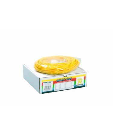 Cando 10-5721 Latex-Free Exercise Tubing X-Light Resistance 100' Length Yellow Yellow: X-Light 100 ft: Latex-Free