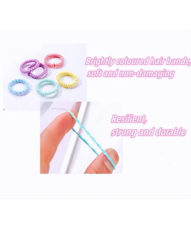 YUXUAN 130 Piece Girls' Hair Accessories Set Candy-coloured Elastic Hair Bands Girls' Ponytail Holder Cute Cartoon Styling Hair Clips Birthday Christmas Children's Day Gift - Buy Online on GoSupps.com