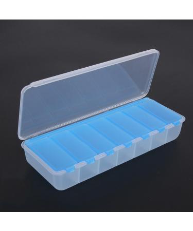 Demiawaking Large 7 Compartment Storage Box for Jewelry Contact Lenses & Medicine | Convenient Organizer | International Shipping - Buy Online on GoSupps.com