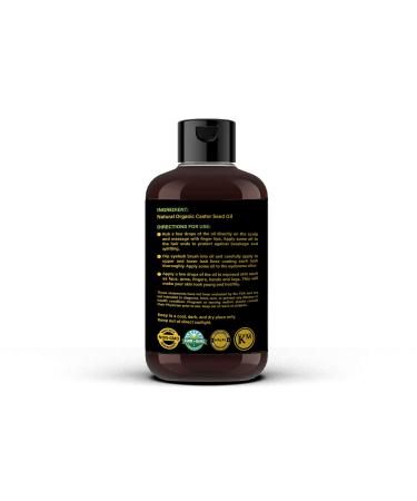 Organic Jamaican Black Castor Oil (10.15 fl oz) USDA Certified - Hair, Eyelash, and Eyebrow Growth Serum - Buy Online on GoSupps.com