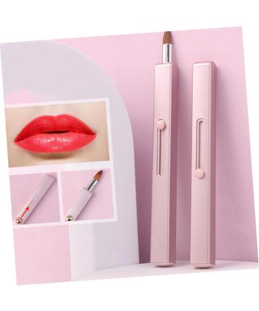 FRCOLOR Double Ended Makeup Brush Flat Concealer Brush 1pc Lip Brush Dedicated Lipstick Artificial Fiber Wand Makeup Brushes Travel Lip Brush - Buy Online on GoSupps.com