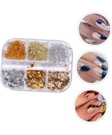  Beatifufu 3 Boxes Nail Art Foil Glitter Decorative Nail Sequins for DIY Nails Suitable for Party Craft Material with Excellent Texture - Buy Online on GoSupps.com
