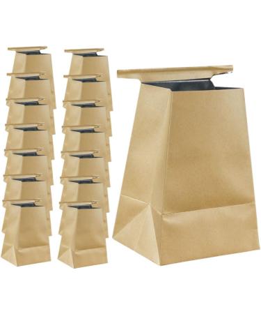 60 Pack Light Brown Kraft Paper Car Trash Bags - Ideal for Travel, Vomit, and Mini Waste - Buy Online on GoSupps.com
