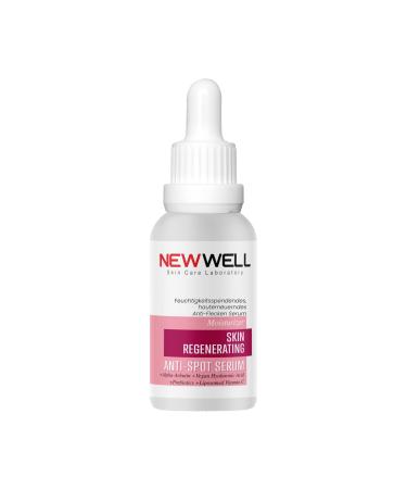 new well Newwell Face Anti-Stain Serum with Alpha Arbutin Prebiotics Vegan Hyaluronic Acid and Vitamin C 30 ml