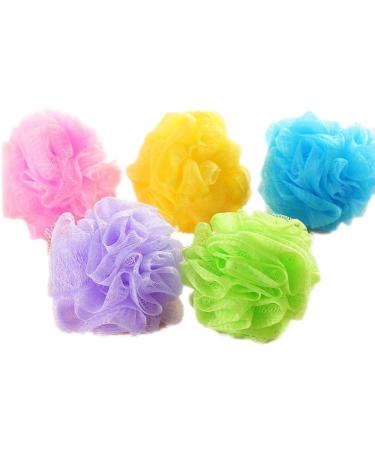 TRIXES Pack of 5 Body Scrubbers Easy Soap Lather in Assorted Colours