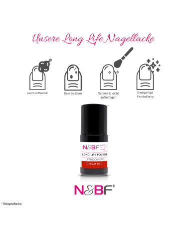 Buy N&BF Long Life Nail Polish 15ml - Vegan & 7-Free Bordeaux Red | Durable Air-Drying Gel-Like Finish | Made in Germany - International Shipping Available - Buy Online on GoSupps.com