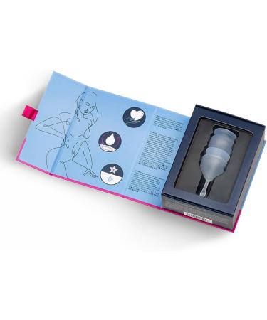 Buy Satisfyer Feel Good Menstrual Cup Set - Reusable & Sustainable 15ml & 20ml | Easy Cleaning Transparent | International Shipping - Buy Online on GoSupps.com