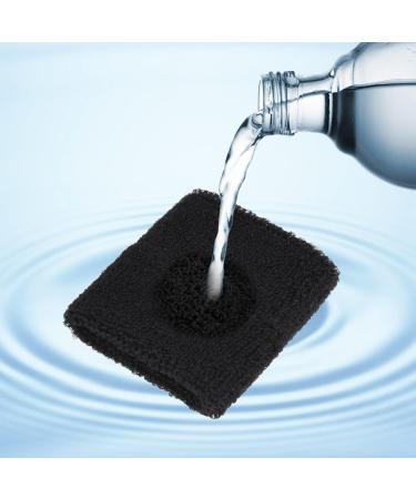 Flintronic Absorbent Welding Tapes for Men & Women | Soft Cotton Fitness Arm Bracelets for Handball Football & Tennis - Black - Buy Online on GoSupps.com