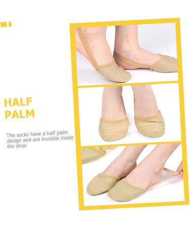 Buy 3 Pairs Yoga Toe Protector Socks | Breathable Half Palm Pads & Non-Slip Forefoot Cushions for Ultimate Comfort - International Shipping Available - Buy Online on GoSupps.com