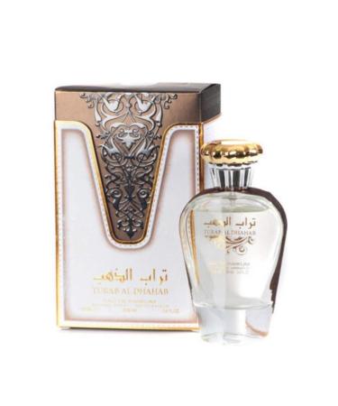 Turab Al Dhahab for Women EDP - Eau De Parfum 100ML (3.4oz) | Arabian Perfumery | Warm & Sunny Blend of Hibiscus Blossom, Tangerine, Coconut, & White Musk | Everyday Essential | by Ard Al Zaafaran