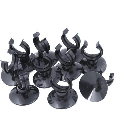 Gzhaizhuan 30 STK Aquarium Suction Cups - Durable PVC Fish Tank Hose Holders & Accessories (30x20mm Black) - Buy Online on GoSupps.com