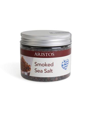 ARISTOS ARISTOS Coarse Sea Salt for Salt Mills in Greece | 200g (smoked sea salt)