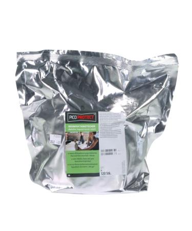 PICO Protect (30) Disinfection towels 120 sheets disinfection towels in a refill bag disinfection towels for areas and objects alcohol -free cloths for disinfecting 120 pieces (1 -pack) bag