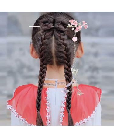 URFEDA Chinese Hair Stick Ginkgo Biloba Butterfly Hair Sticks Flowers Hair Clips Shiny Metal Hair Sticks Fashion Hair Stick Rhinestone Hair Chopsticks Vintage Hair Stick for Women and Girls - Buy Online on GoSupps.com