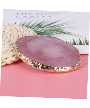  Mikinona Mikinona Cosmetic Mixing Palette Eyeshadow Palette Makeup Palette Resin Coaster Resin Tray Paint Holder Round Purple Tray Nail Frame - Buy Online on GoSupps.com