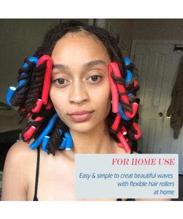 30PCS 9.45 Flexible Foam Curling Rods for Women & Girls - Soft No Heat Hair Rollers for Long & Short Hair - Sleep In Hair Curlers (Random Color) - 0.71 x 9.45 Inch - Buy Online on GoSupps.com