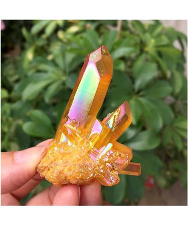 Angel Titanium Quartz Stunning Rainbow Specimen Minerals Reiki (Size : 40-50g) Home Goods (Size : 70-80g) - Buy Online on GoSupps.com