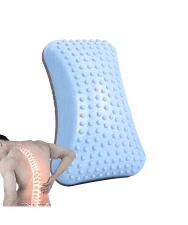 Frifer Refresh back and naked lumbar spine spine board ergonomic |Flatible posture correction pillows stretching devices pillows and supports for the lower back blue (with gas needle)