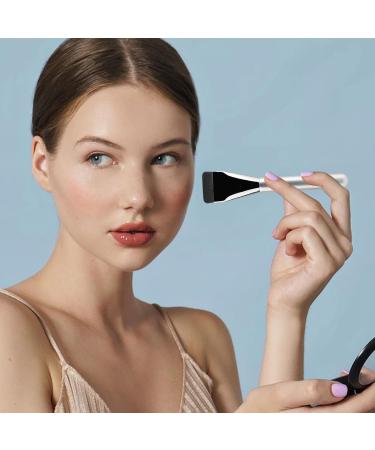Ultra Thin Makeup Brush for Face | New Flat Light Concealer Brush Foundation Makeup Brush Flat Blush Brush for Face Liquid Foundation Brush Face Makeup Tool Aluminum tube wooden handle - Buy Online on GoSupps.com