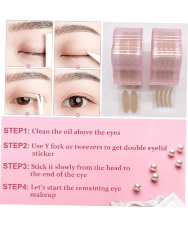 POPETPOP 1 Set Double Eyelid Sticker Eye Lids Strips Double Sides Tape Makeup Tools Cosmetic Beauty Stickers - Buy Online on GoSupps.com
