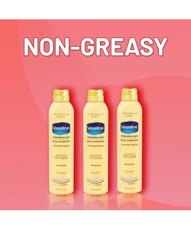 3x Intensive Care Vaseline Body Spray Moisturiser for Men and Women 190ml - Buy Online on GoSupps.com