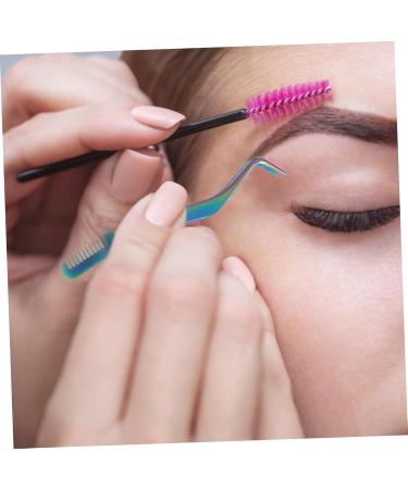 POPETPOP Eyelash Tweezers with Comb Eyelashes Tweezer Eyelash Applicator Tool Coin Tweezers Straight Tweezer 2 in 1 Lash Tweezer Eyebrow Tweezers Stainless Steel Mascara Fake Eyelashes - Buy Online on GoSupps.com