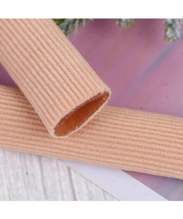 2pcs Corn Finger Sleeves for Men - Toe Callus Protectors for Softening, Ingrown Toenails, Corns, and Blistering - Brown - Buy Online on GoSupps.com