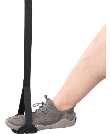 Multi-Loop Leg Lifter Strap with Handgrips and Non Slip Foot Pad - Elderly Mobility Aid for Wheelchair, Car, Bed - Buy Online on GoSupps.com