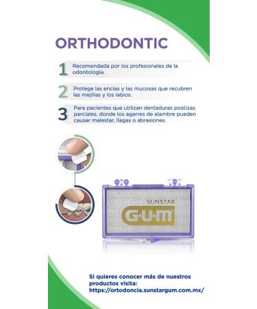 Buy Gum Menthol e Orthodontic Wax Ref 724 | Premium Dental Care for Braces | International Shipping Available - Buy Online on GoSupps.com