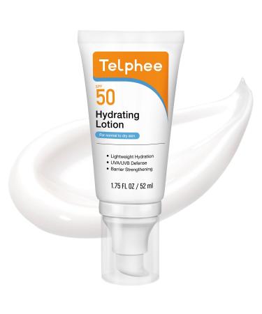 1 Telphee Face Cream SPF 50 3 Ceramides and Niacinamide 2in1 Daily Face Cream and Sunscreen Broad Spectrum UVAUVB Lightweight Fragrance Free for All Skin Types