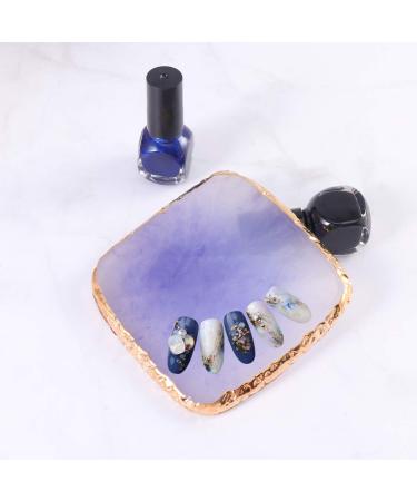 Exceart Nail Devices: Resin Nail Art Palette & Paint Holder - Purple Manicure Tools for Creative Nail Design - Buy Online on GoSupps.com