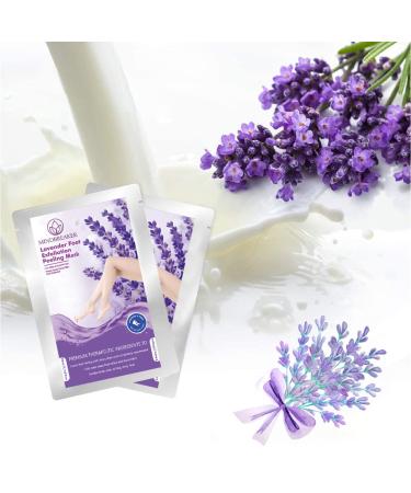  Foot Peeling Mask - Lavender | 2 Pairs for Baby Soft Feet | Repair Dry Skin Calluses & Rough Heels Naturally  - Buy Online on GoSupps.com