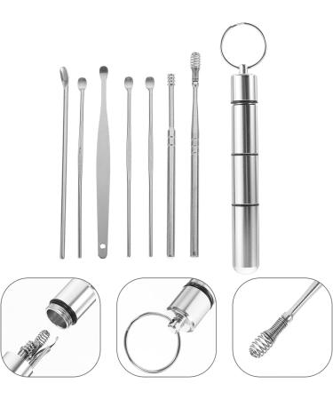 Stainless Steel Ear Pick Set for Earwax Removal - Ear Cleaner Tools for Adults - Buy Online on GoSupps.com