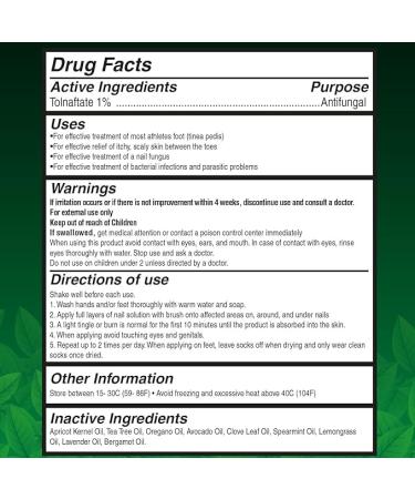 Viking Revolution Toenail Fungus Treatment - Extra Strength 1% Tolnaftate | Tea Tree Oil & Oregano Oil | Athletes Foot & Nail Fungus Remedy (0.5 Fl Oz - Buy Online on GoSupps.com