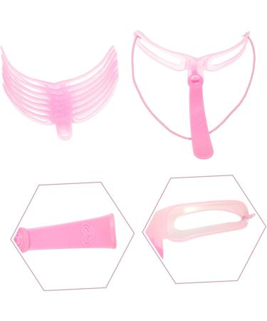 Beavorty 12 Sets Eyebrow Aid Home Tools Plastic Replaceable Eyebrow Tool Four Generations Household Supplies 1 count (Pack of 1) Pinkx4pcs - Buy Online on GoSupps.com