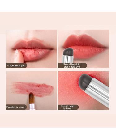 2 Silicone Lip Brush Round Head Silicone Lip Applicator Elastic Silicone Brush Multifunctional Makeup Brush for Lipstick Eyeshadow Lip Gloss Concealer - Buy Online on GoSupps.com