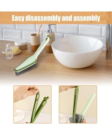 4 in 1 Crevice Cleaning Brush Hard Bristle Crevice Cleaning Brush Multifunctional Gap Cleaning Scrub Brush for Household Kitchen Bathroom 2pcs Green - Buy Online on GoSupps.com
