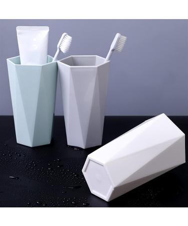 Durable Black Digjobk Toothbrush Mug | Versatile Toothbrush Holder & Drinking Dish for Home & Travel | Polypropylene Bathroom Essential - Buy Online on GoSupps.com