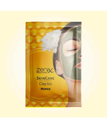 Zenix Face Mask Clay Honey 350gr | Effective Facial Care for Men & Women | Combat Pimples Blackheads & Impurities | Small Face Mask Solution - Buy Online on GoSupps.com