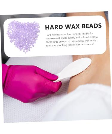 Minkissy Hard Wax Beans - 3 Packs for Hair Removal Sensitive Skin Violet Wax Pearls Beeswax Face Wax - Best for Smooth Skin - Buy Online on GoSupps.com
