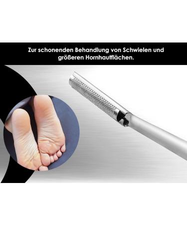 Premium Stainless Steel Callus Rasp & Remover - Effortless Foot Care | Worldwide Shipping - Buy Online on GoSupps.com