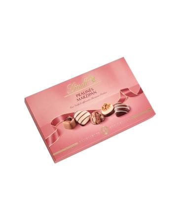 Lindt chocolate - chocolates for connoisseurs marzipan |125 G |Pralin s box with 12 fine marzipan creations in 6 varieties with and without alcohol |Praline gift |Chocolate gift marzipan 125 g - Buy Online on GoSupps.com